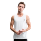 333 Script Men’s Premium Tank** - white
