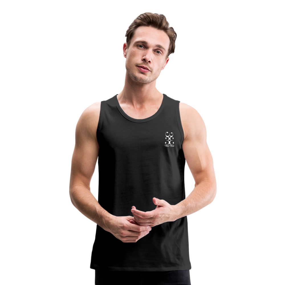 333 Script Men’s Premium Tank** - black