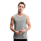 333 Script Men’s Premium Tank** - heather gray