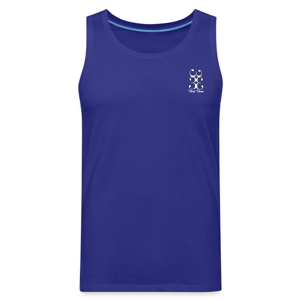 333 Script Men’s Premium Tank** - royal blue