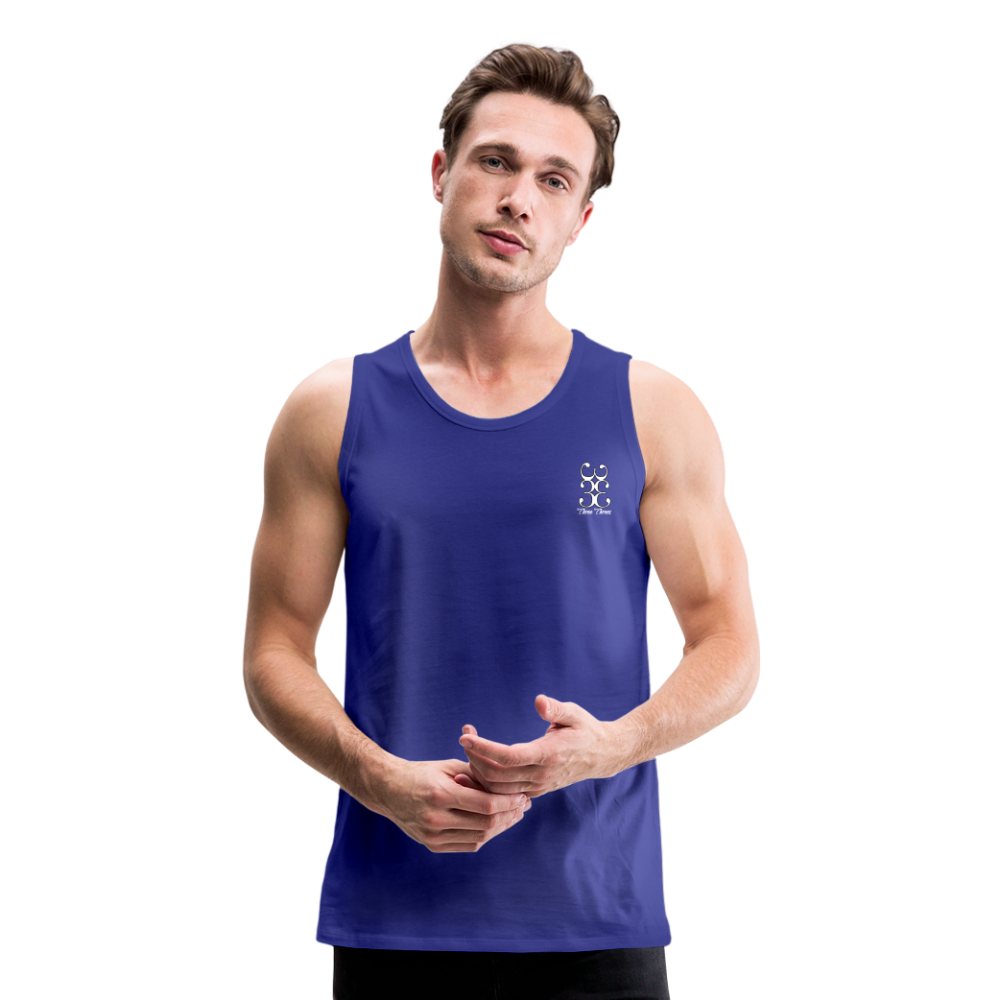 333 Script Men’s Premium Tank** - royal blue