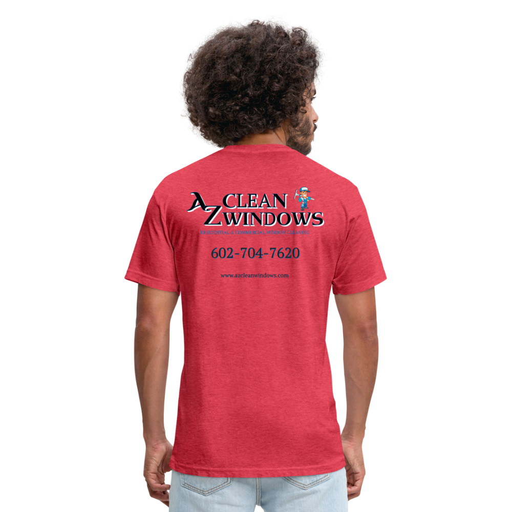 Az Clean 1 -Shirt by Next Level/Poly - heather red