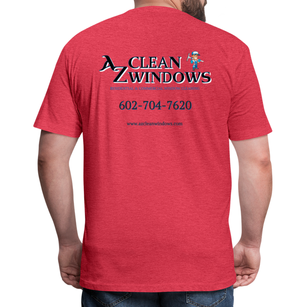 Az Clean 1 -Shirt by Next Level/Poly - heather red