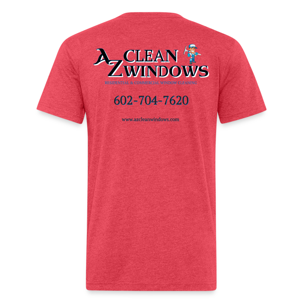 Az Clean 1 -Shirt by Next Level/Poly - heather red