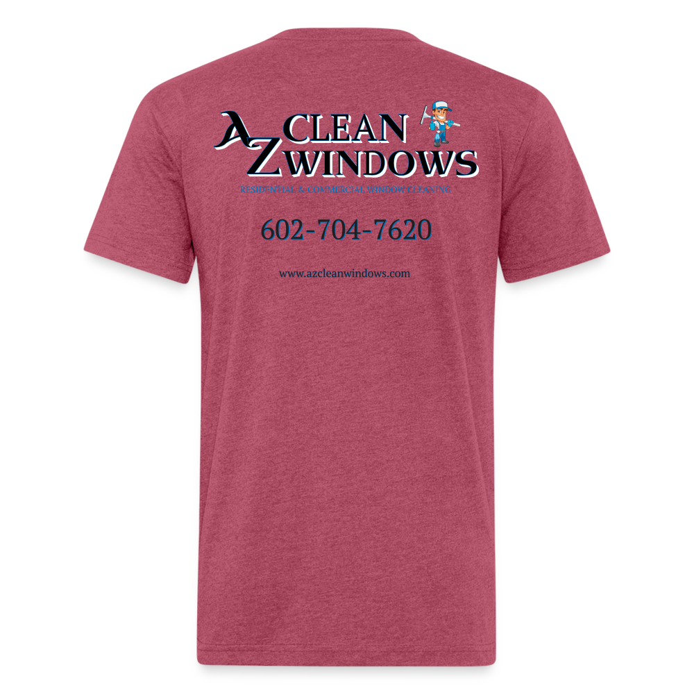 Az Clean 1 -Shirt by Next Level/Poly - heather burgundy