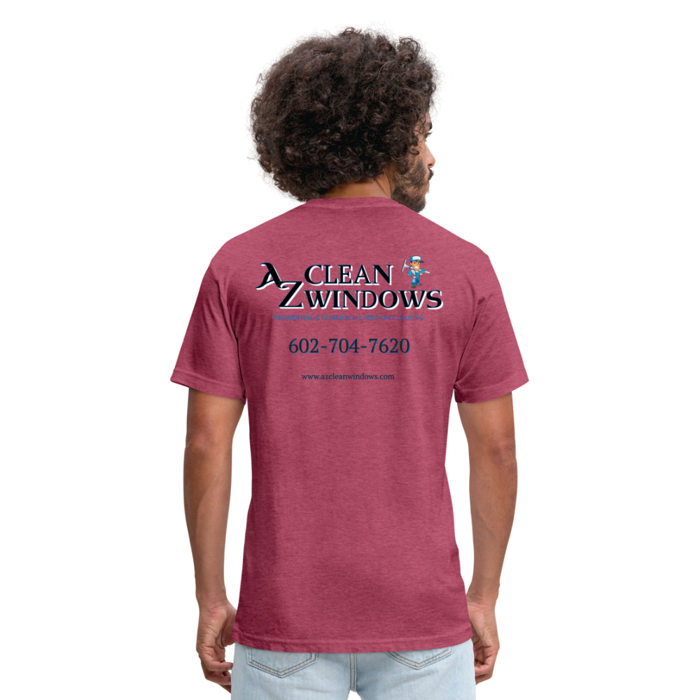 Az Clean 1 -Shirt by Next Level/Poly - heather burgundy