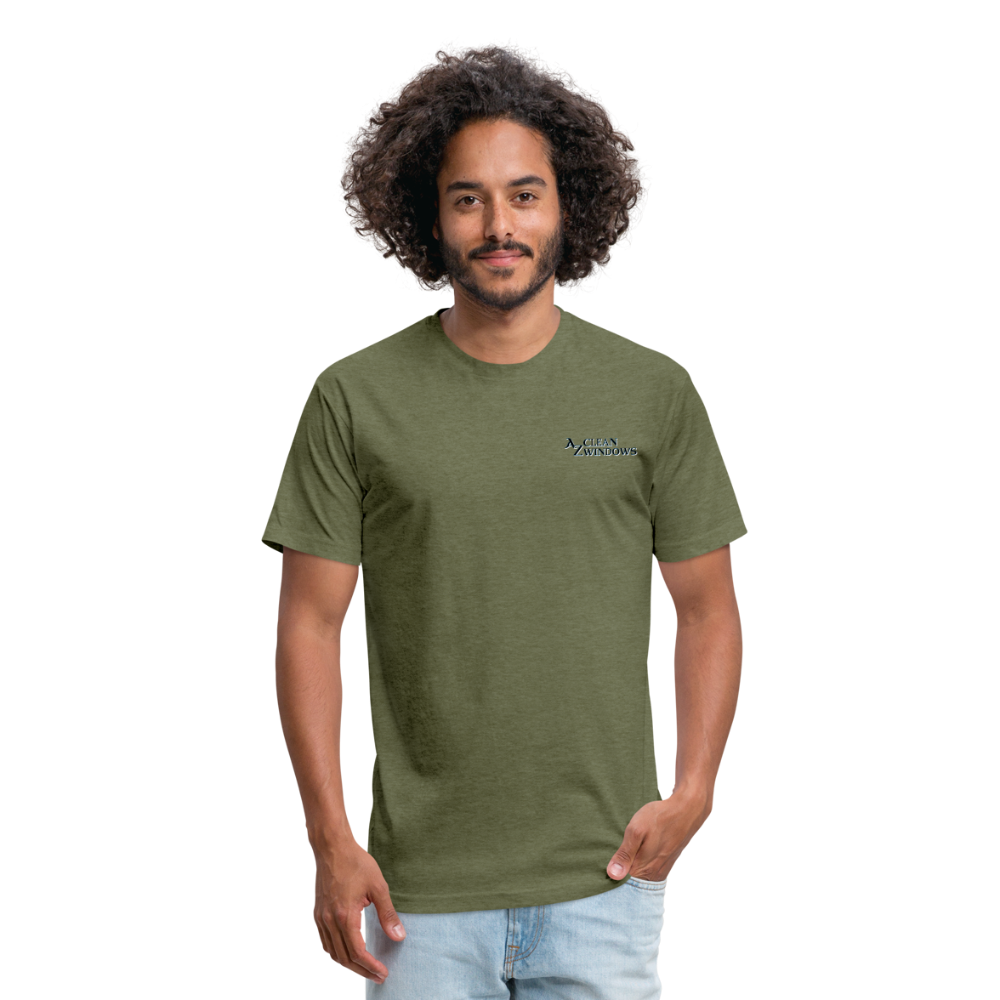 Az Clean 1 -Shirt by Next Level/Poly - heather military green
