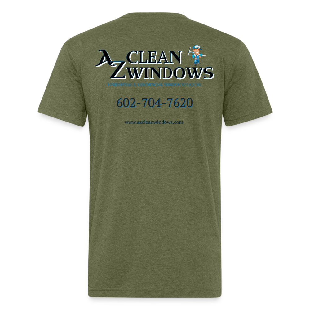 Az Clean 1 -Shirt by Next Level/Poly - heather military green