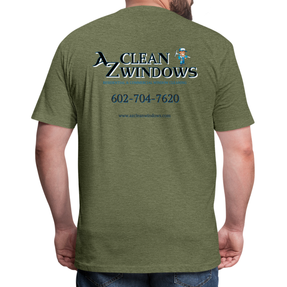 Az Clean 1 -Shirt by Next Level/Poly - heather military green