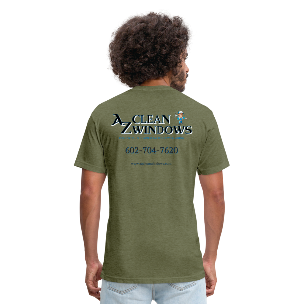 Az Clean 1 -Shirt by Next Level/Poly - heather military green