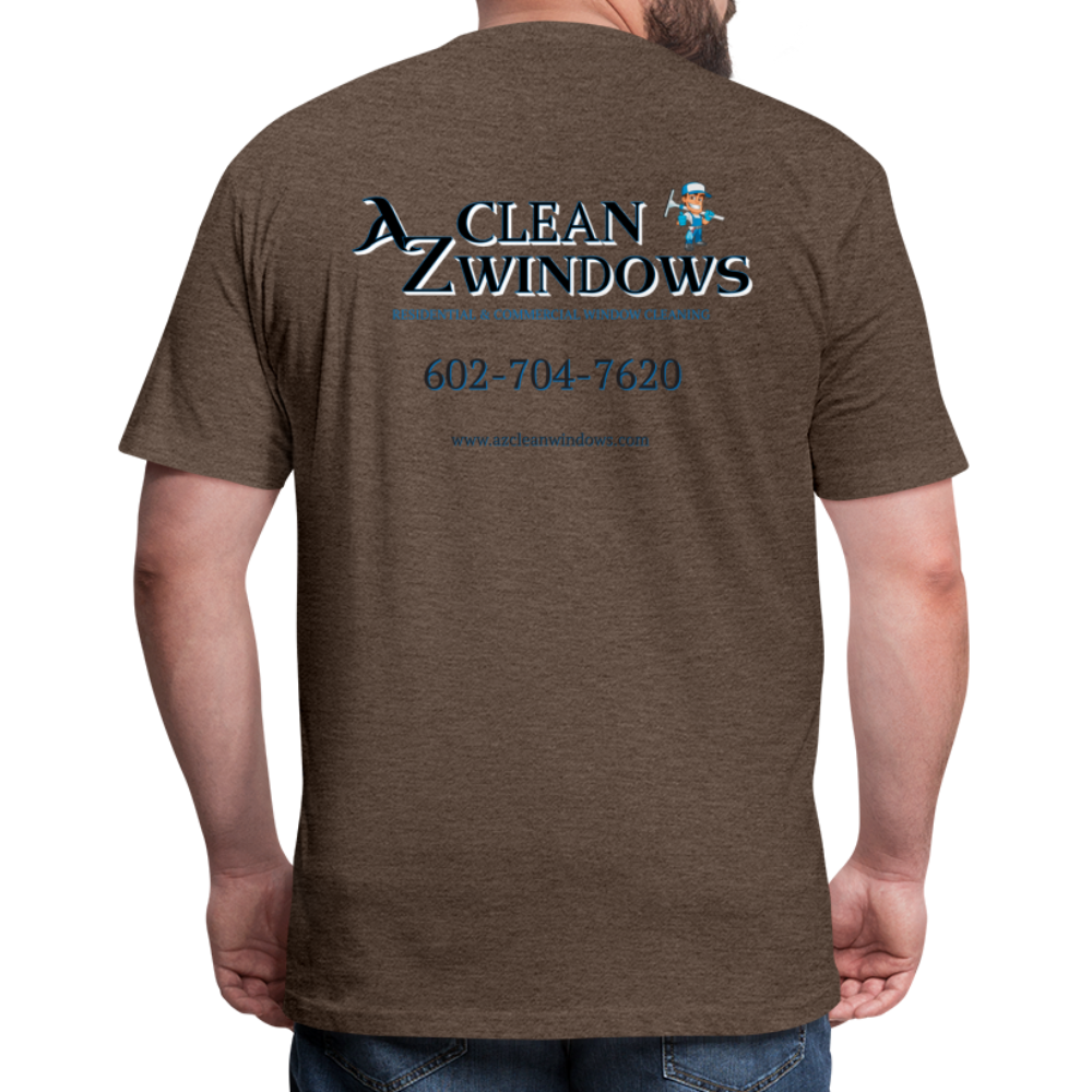 Az Clean 1 -Shirt by Next Level/Poly - heather espresso
