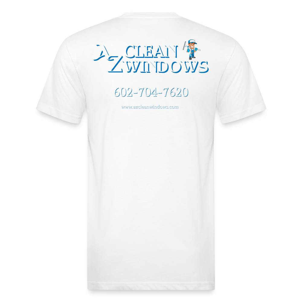 Az Clean 3 Wht L***-Shirt by Next Level - white