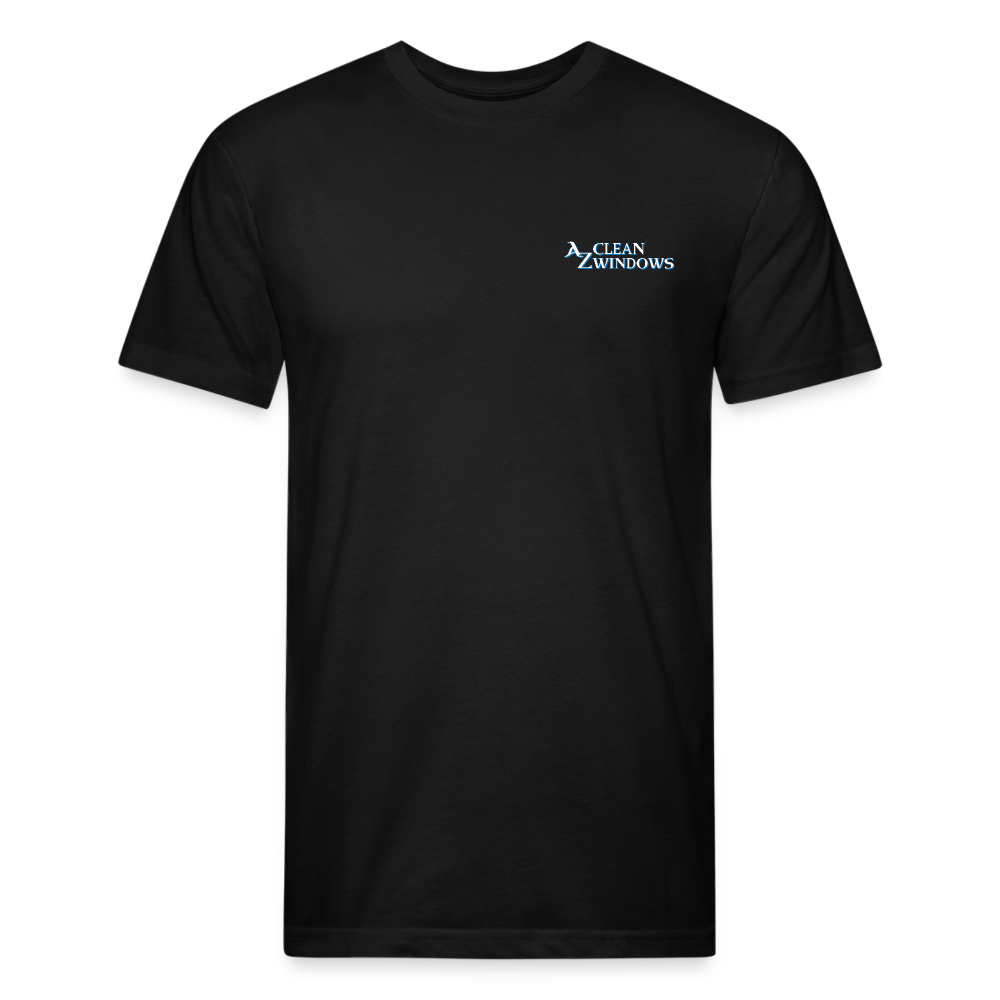Az Clean 3 Wht L***-Shirt by Next Level - black