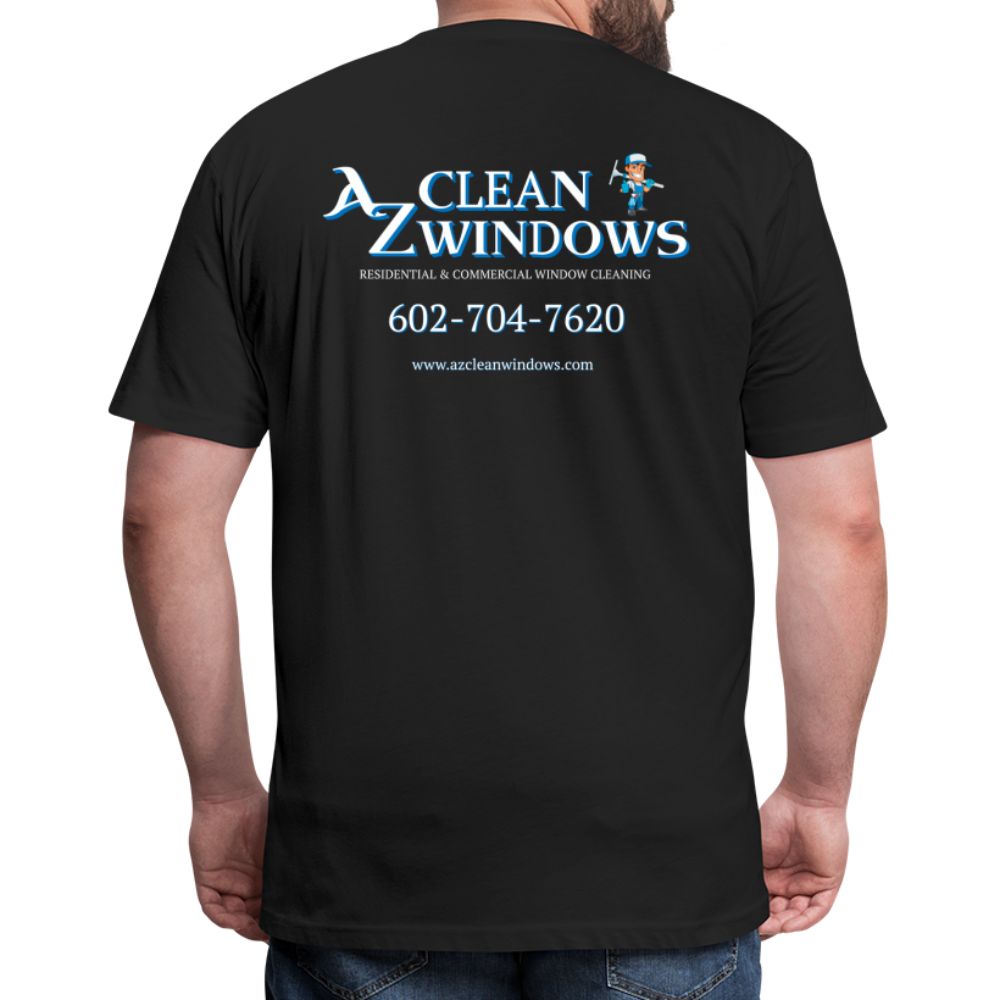 Az Clean 3 Wht L***-Shirt by Next Level - black