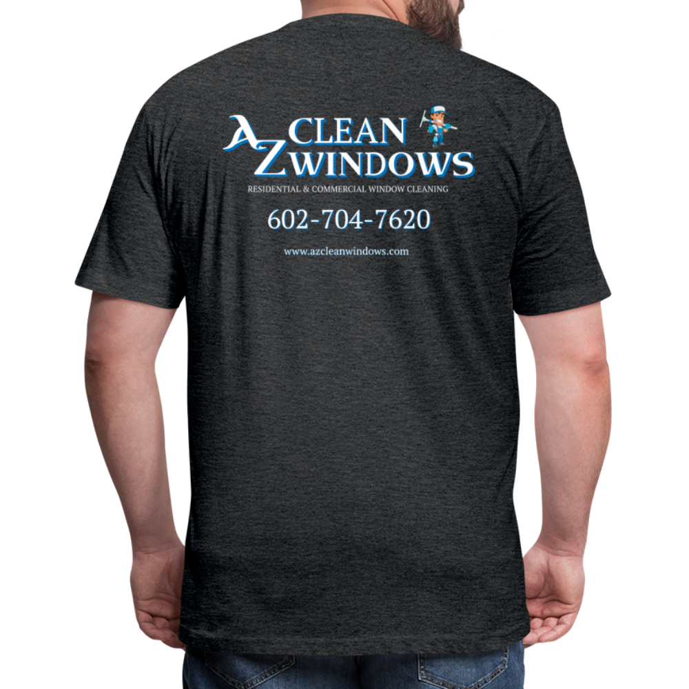 Az Clean 3 Wht L***-Shirt by Next Level - heather black