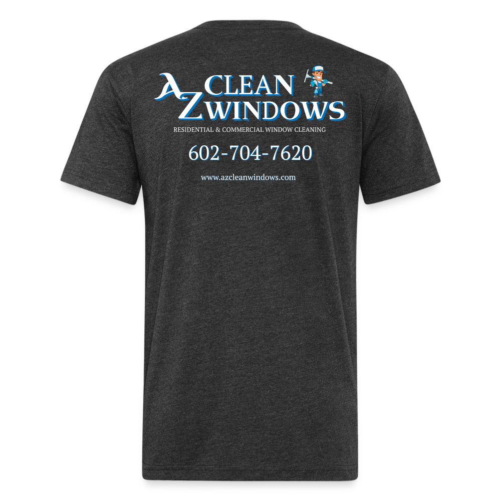 Az Clean 3 Wht L***-Shirt by Next Level - heather black