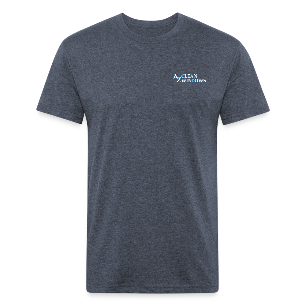 Az Clean 3 Wht L***-Shirt by Next Level - heather navy