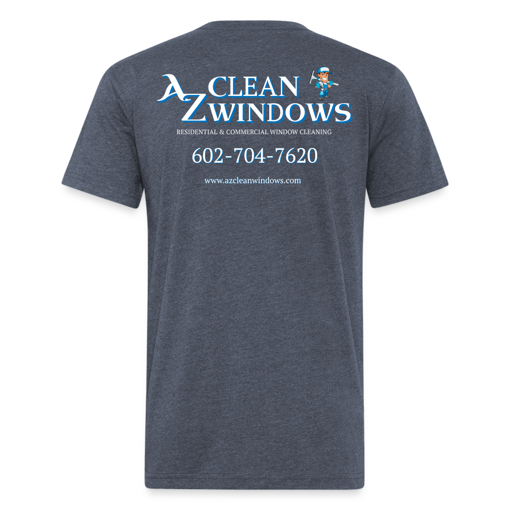 Az Clean 3 Wht L***-Shirt by Next Level - heather navy