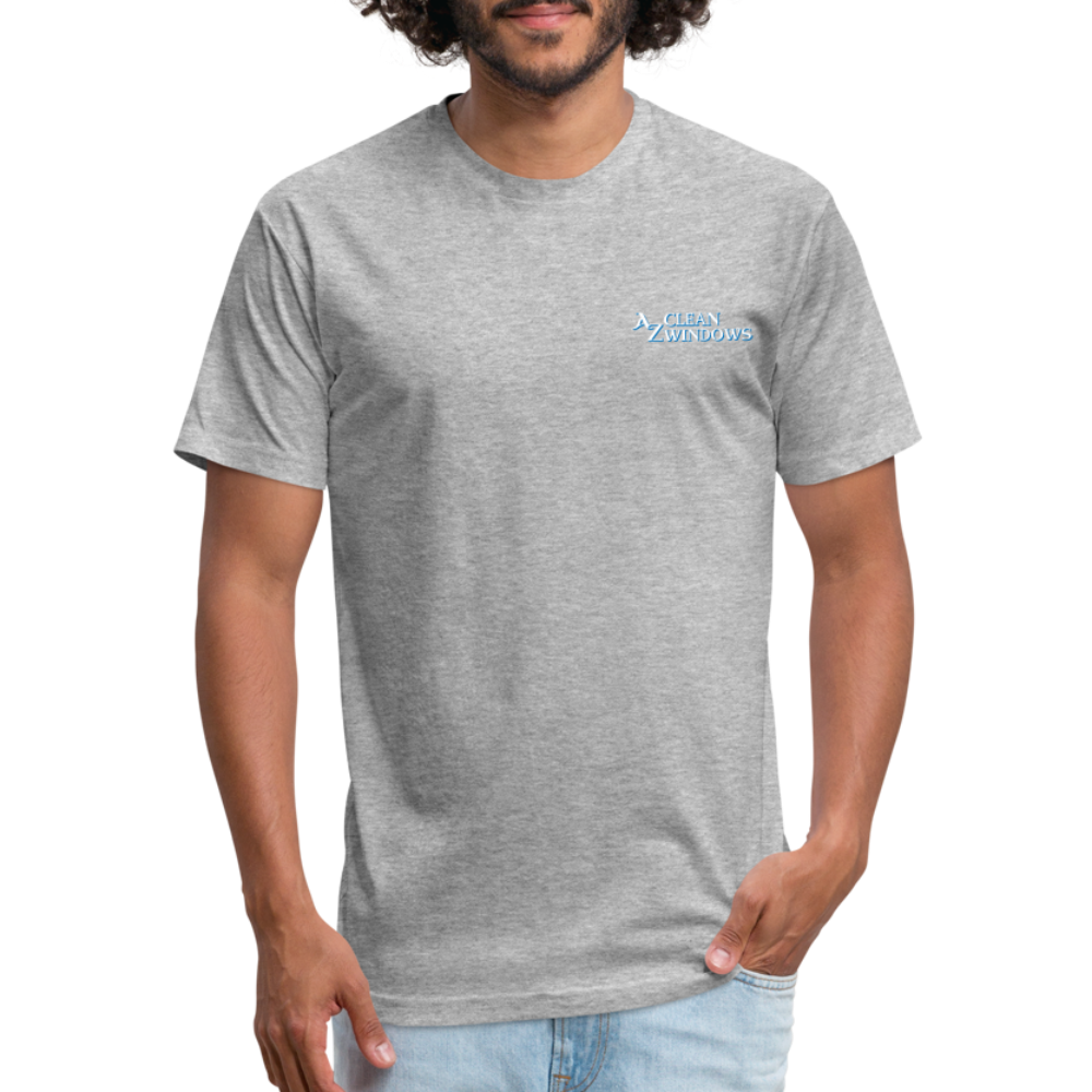 Az Clean 3 Wht L***-Shirt by Next Level - heather gray