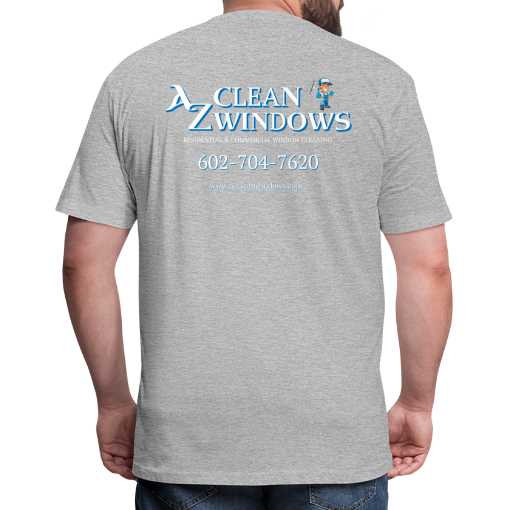 Az Clean 3 Wht L***-Shirt by Next Level - heather gray