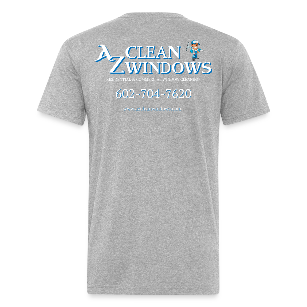 Az Clean 3 Wht L***-Shirt by Next Level - heather gray