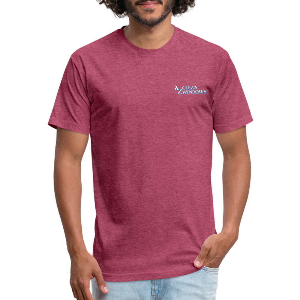 Az Clean 3 Wht L***-Shirt by Next Level - heather burgundy
