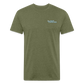 Az Clean 3 Wht L***-Shirt by Next Level - heather military green