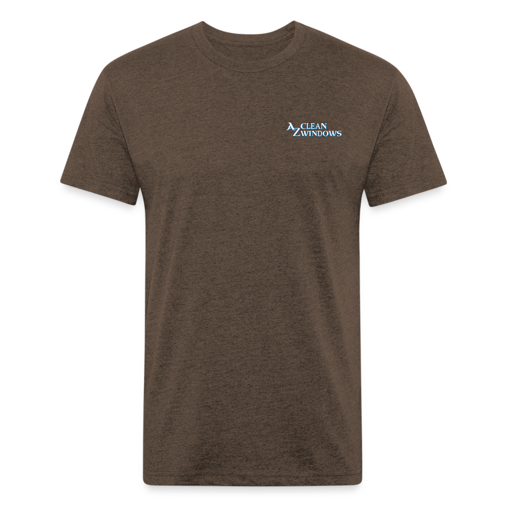 Az Clean 3 Wht L***-Shirt by Next Level - heather espresso