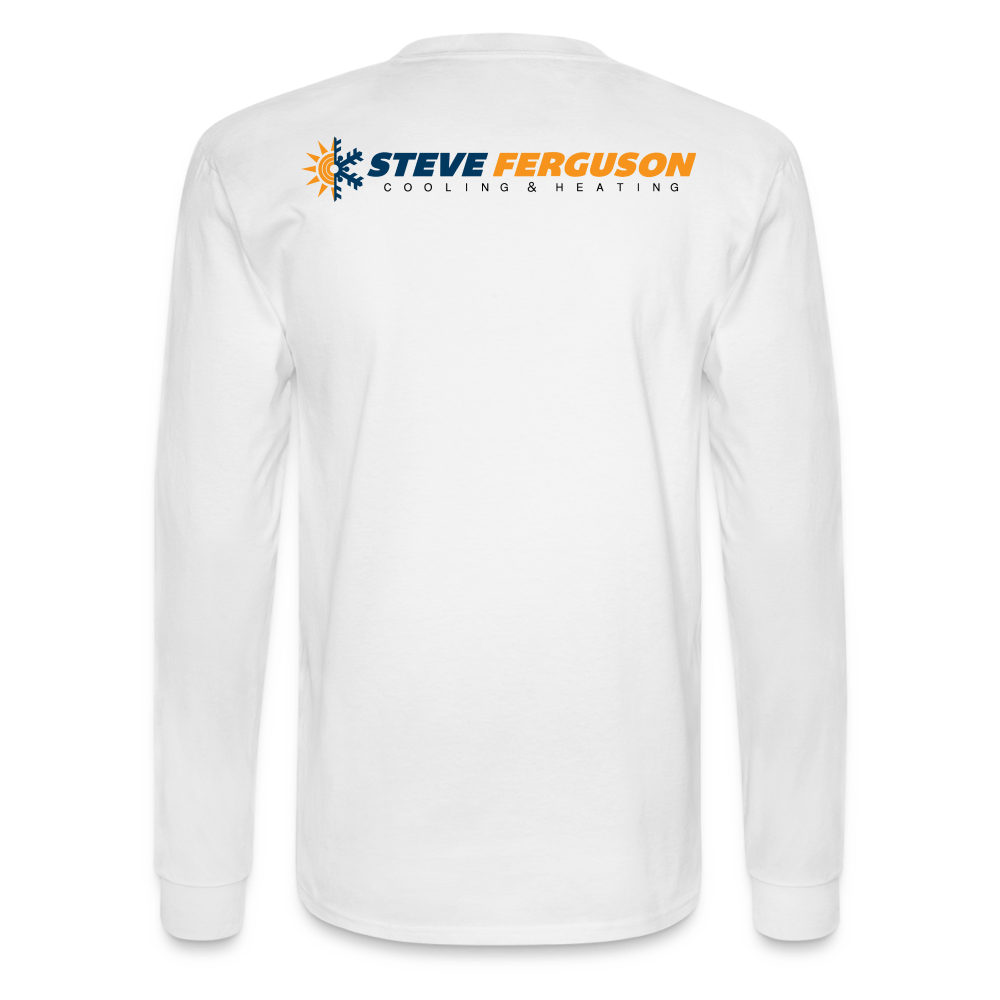 Steve Ferg Org-Blk Long Sleeve - white