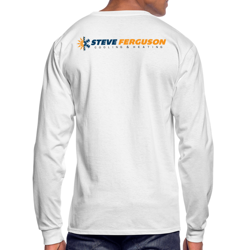 Steve Ferg Org-Blk Long Sleeve - white