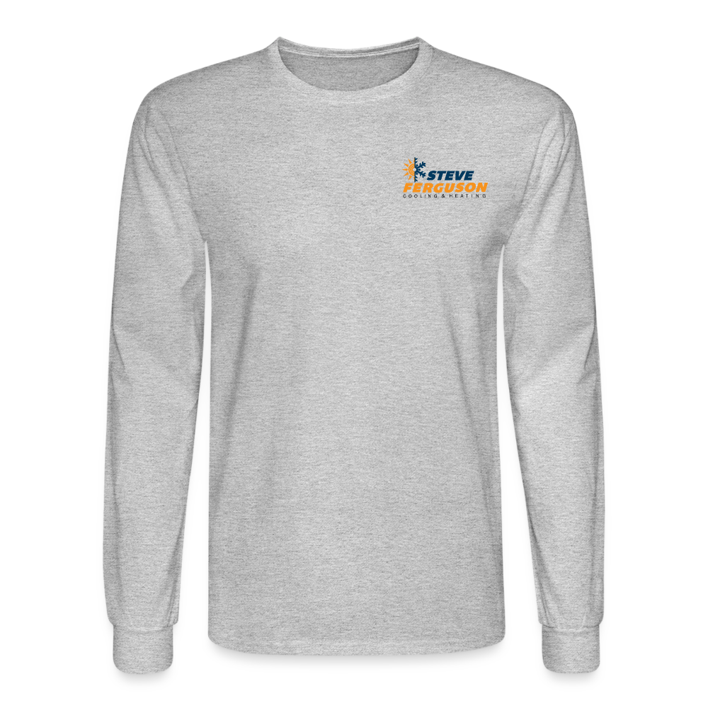 Steve Ferg Org-Blk Long Sleeve - heather gray