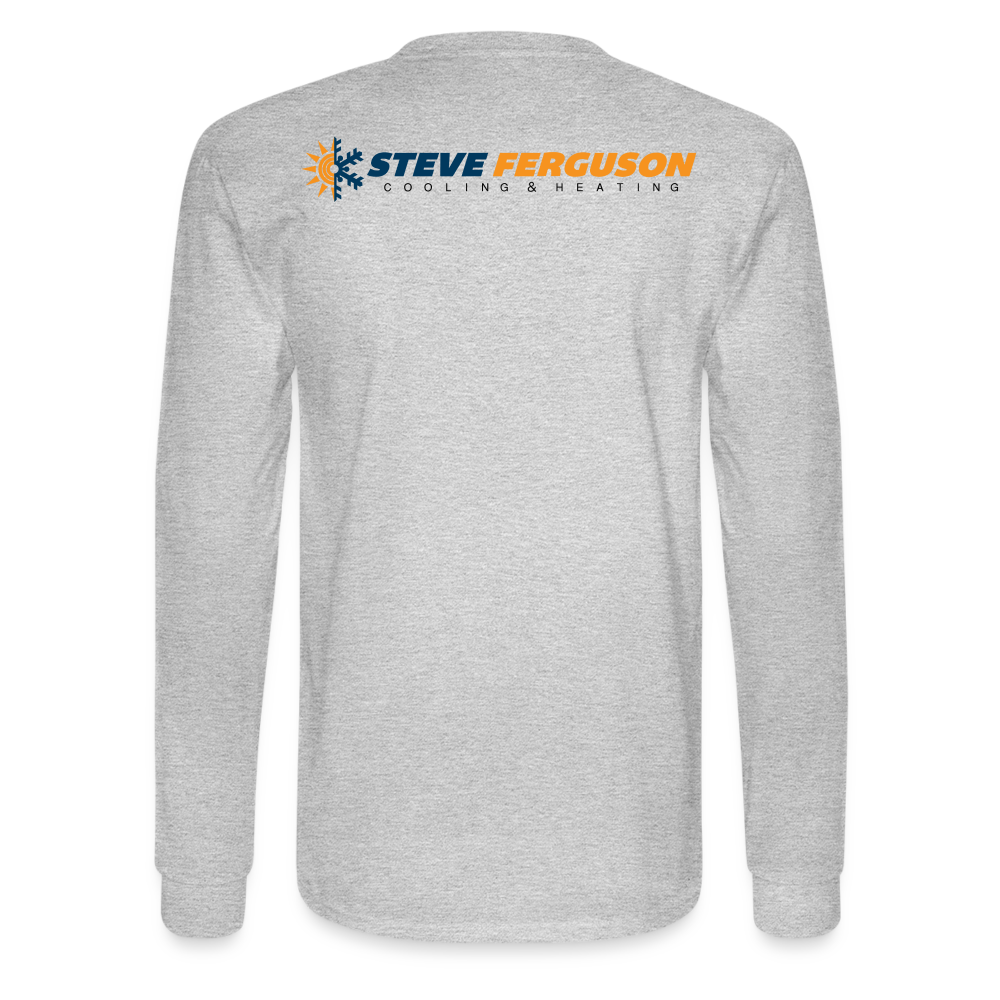 Steve Ferg Org-Blk Long Sleeve - heather gray