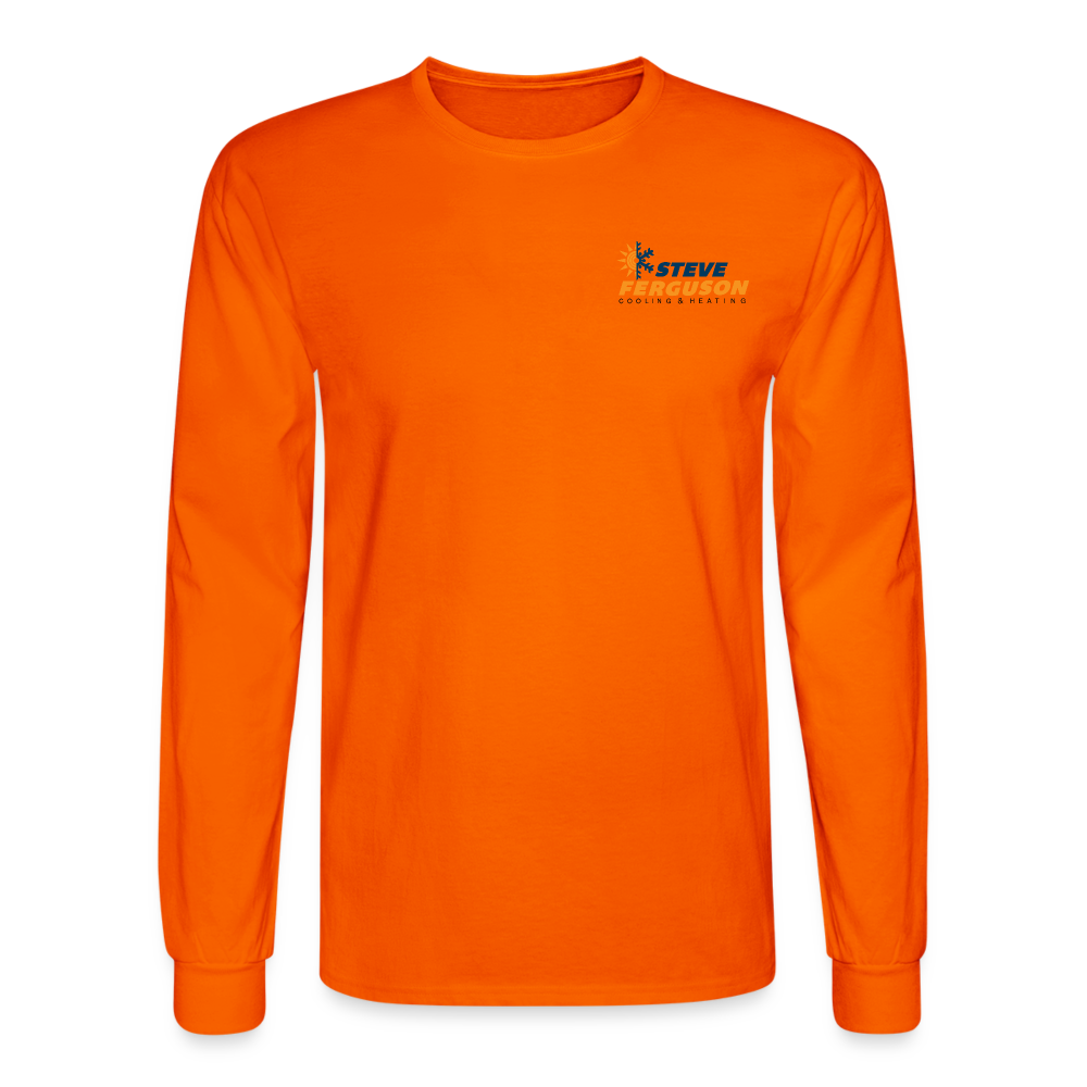 Steve Ferg Org-Blk Long Sleeve - orange