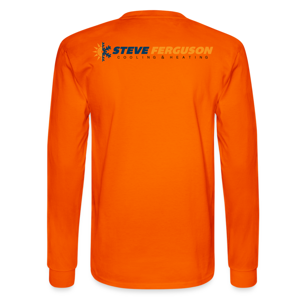 Steve Ferg Org-Blk Long Sleeve - orange