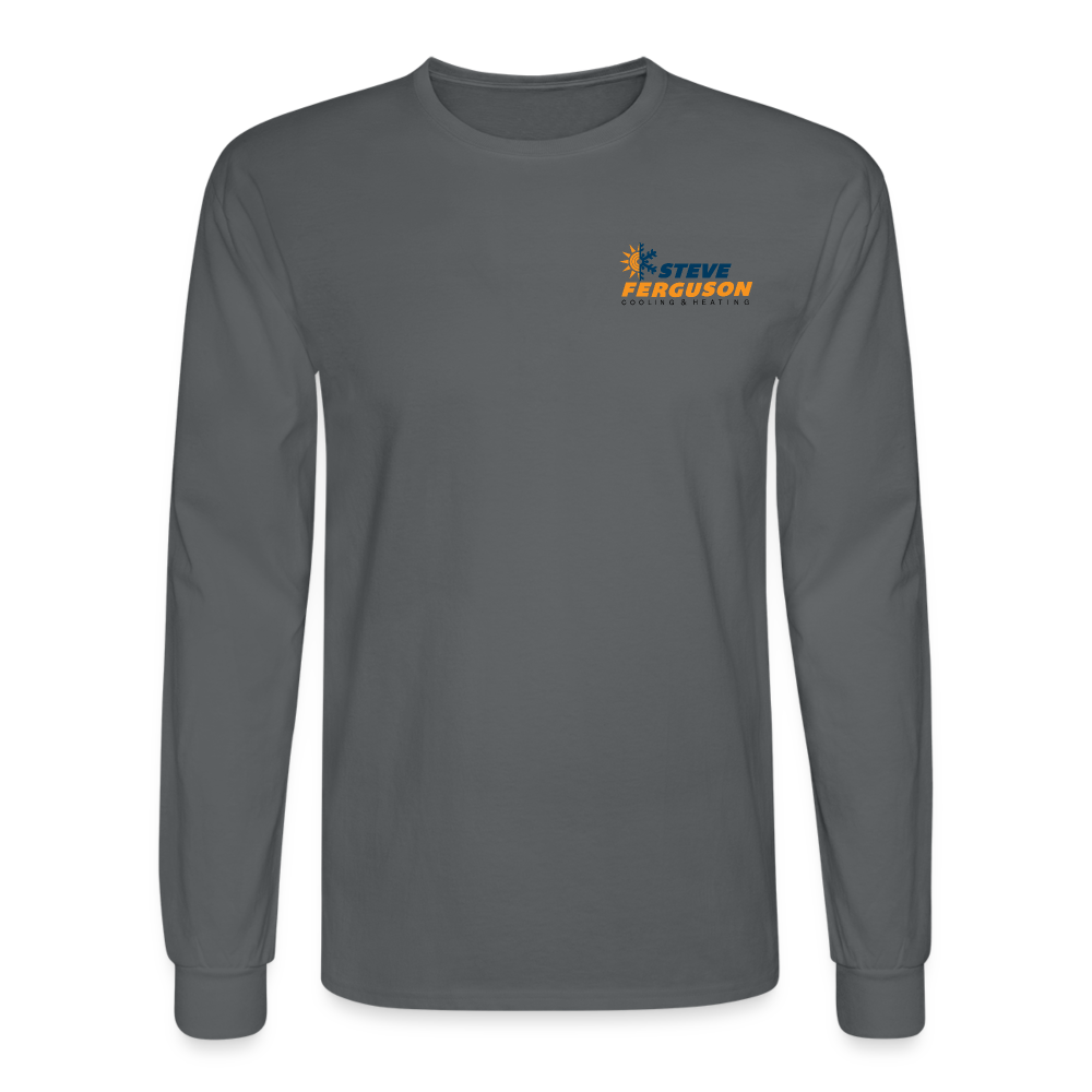 Steve Ferg Org-Blk Long Sleeve - charcoal