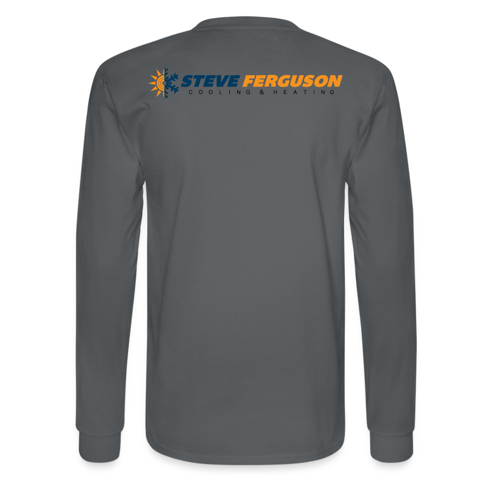 Steve Ferg Org-Blk Long Sleeve - charcoal
