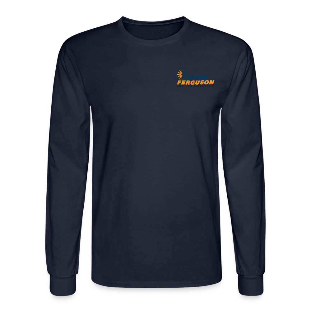 Steve Ferg Org-Blk Long Sleeve - navy