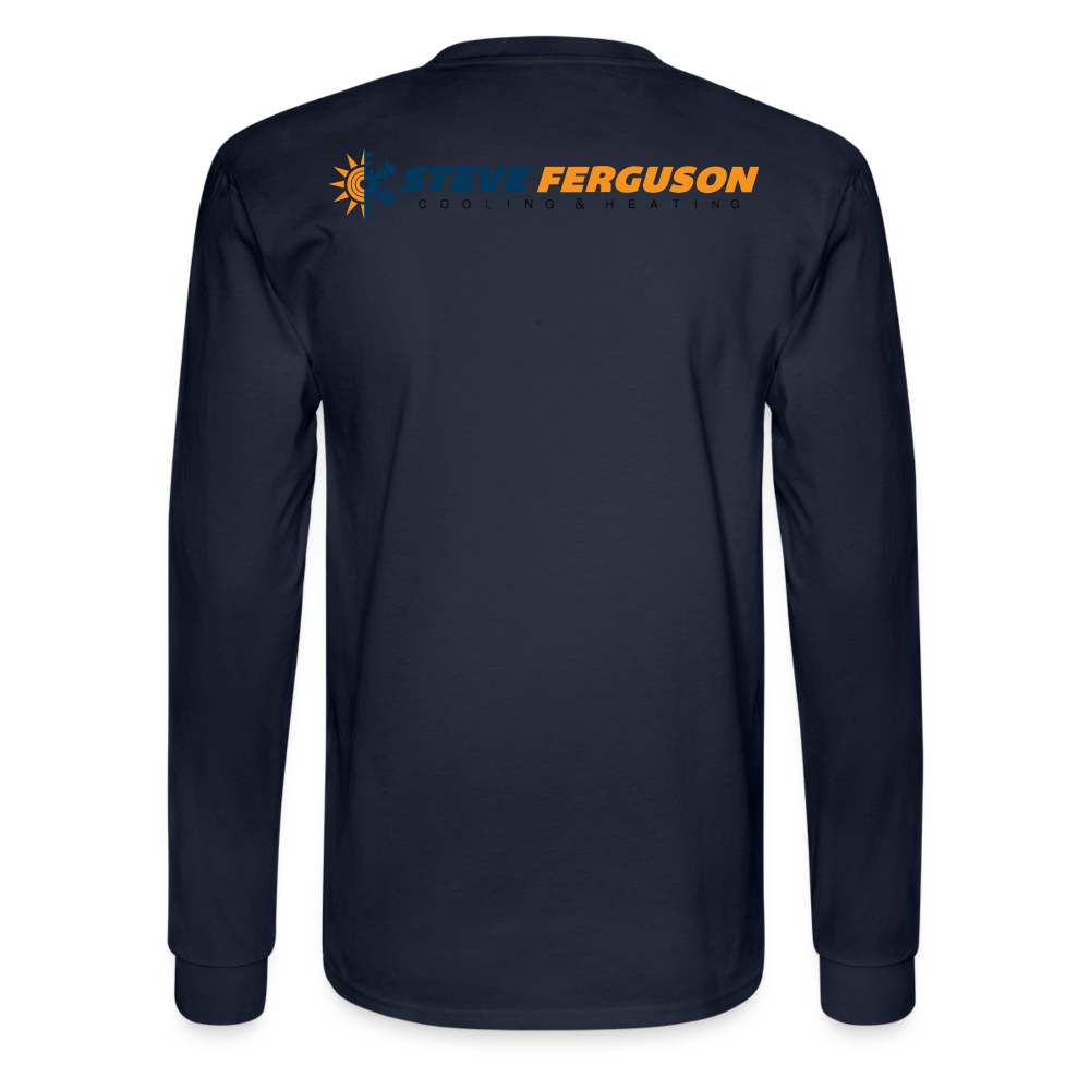Steve Ferg Org-Blk Long Sleeve - navy