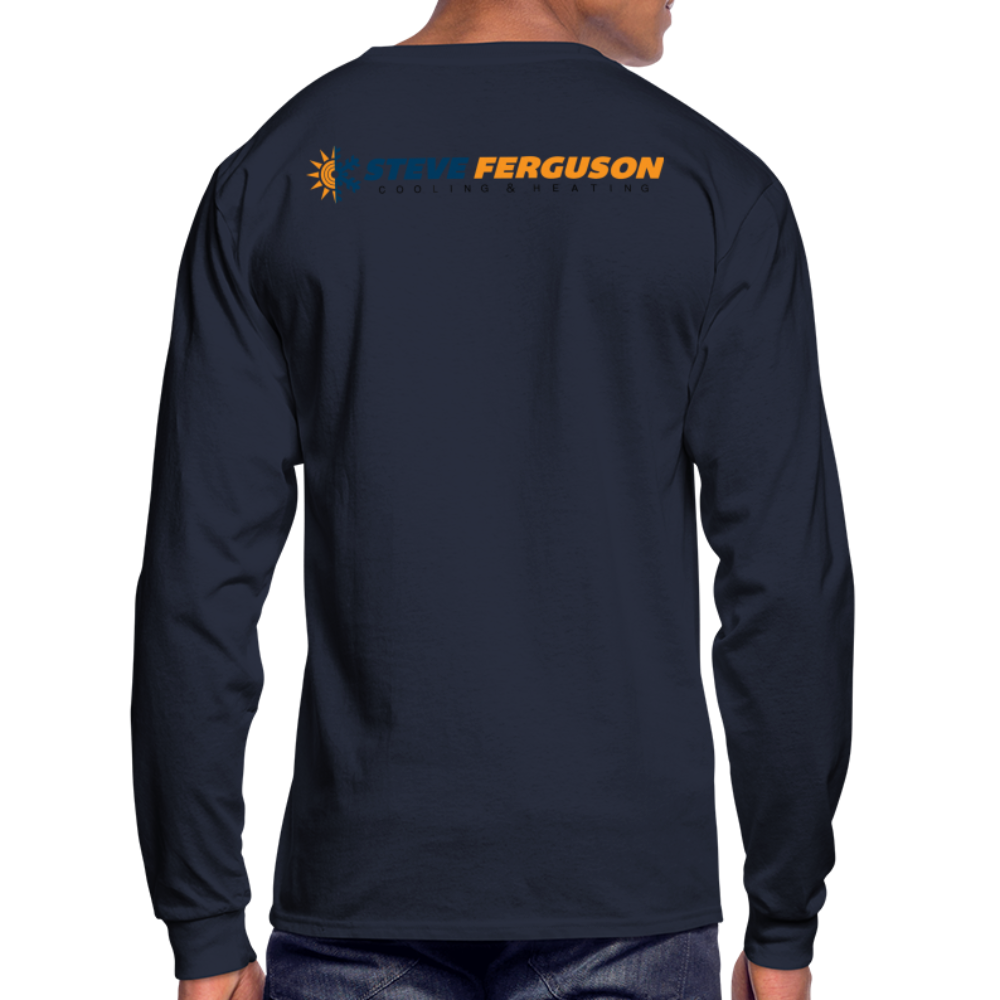 Steve Ferg Org-Blk Long Sleeve - navy