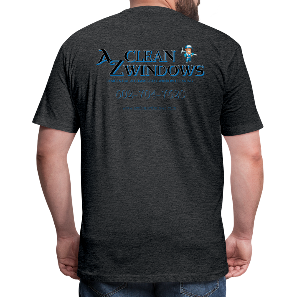 AZ Clean Grey Black Final Next Level - heather black