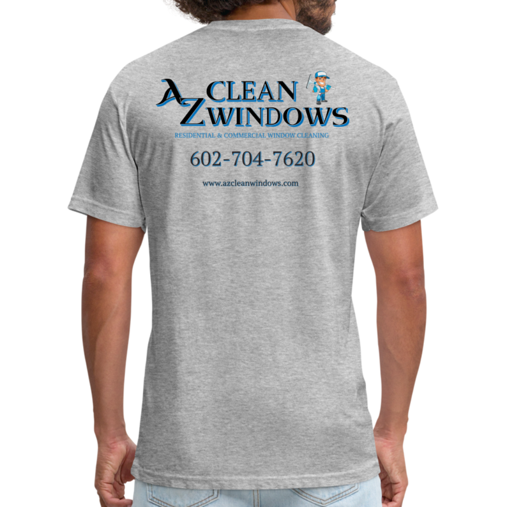 AZ Clean Grey Black Final Next Level - heather gray