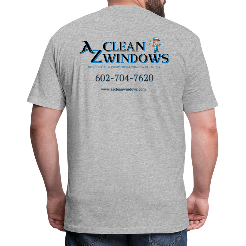 AZ Clean Grey Black Final Next Level - heather gray