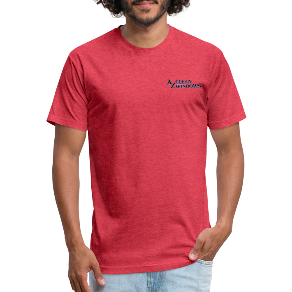 AZ Clean Grey Black Final Next Level - heather red