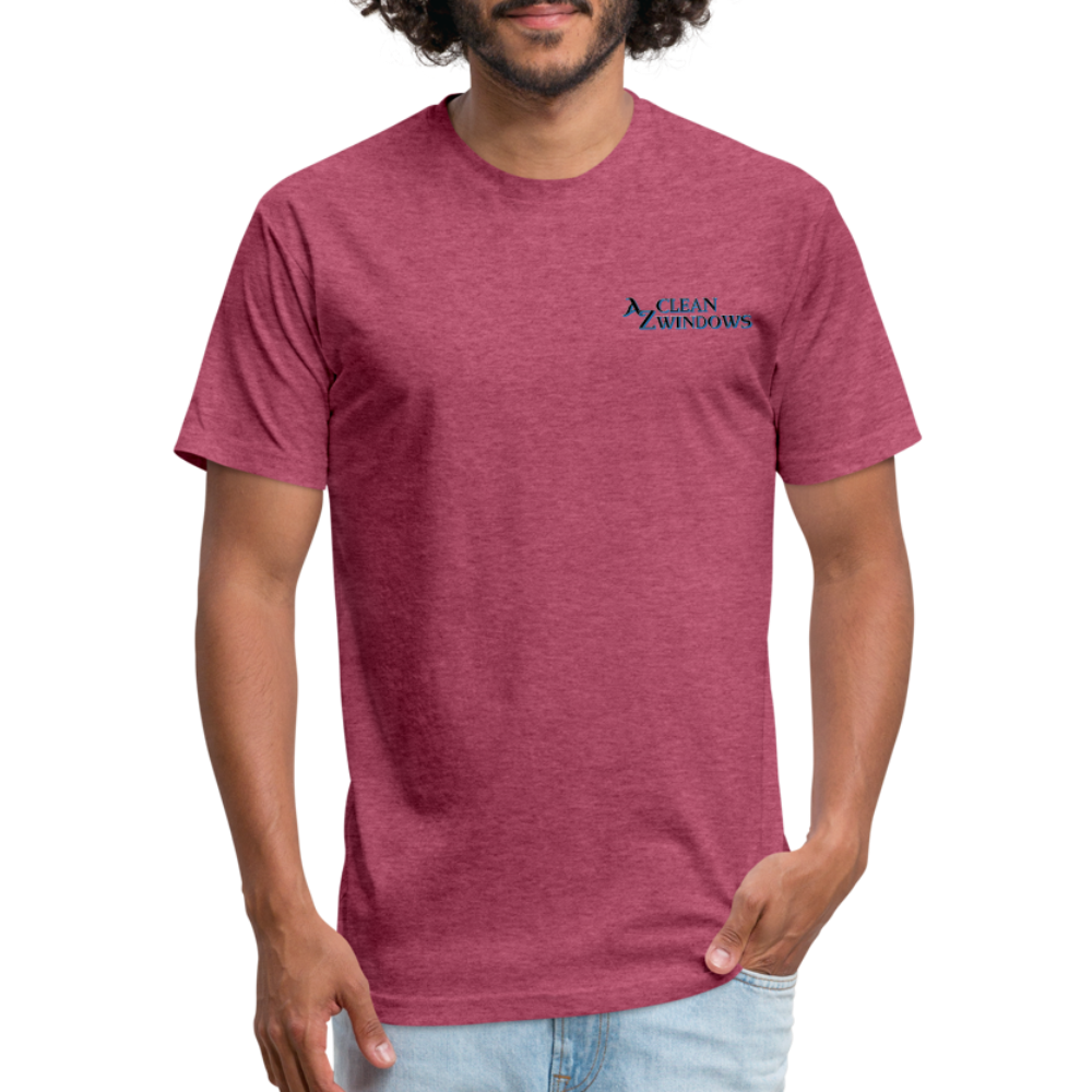 AZ Clean Grey Black Final Next Level - heather burgundy