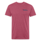 AZ Clean Grey Black Final Next Level - heather burgundy