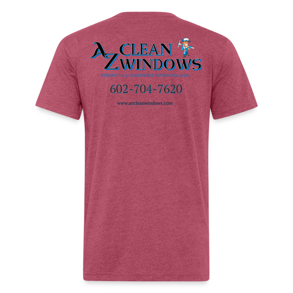 AZ Clean Grey Black Final Next Level - heather burgundy