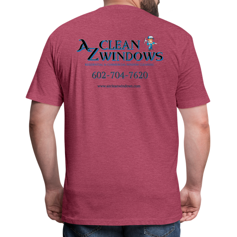AZ Clean Grey Black Final Next Level - heather burgundy