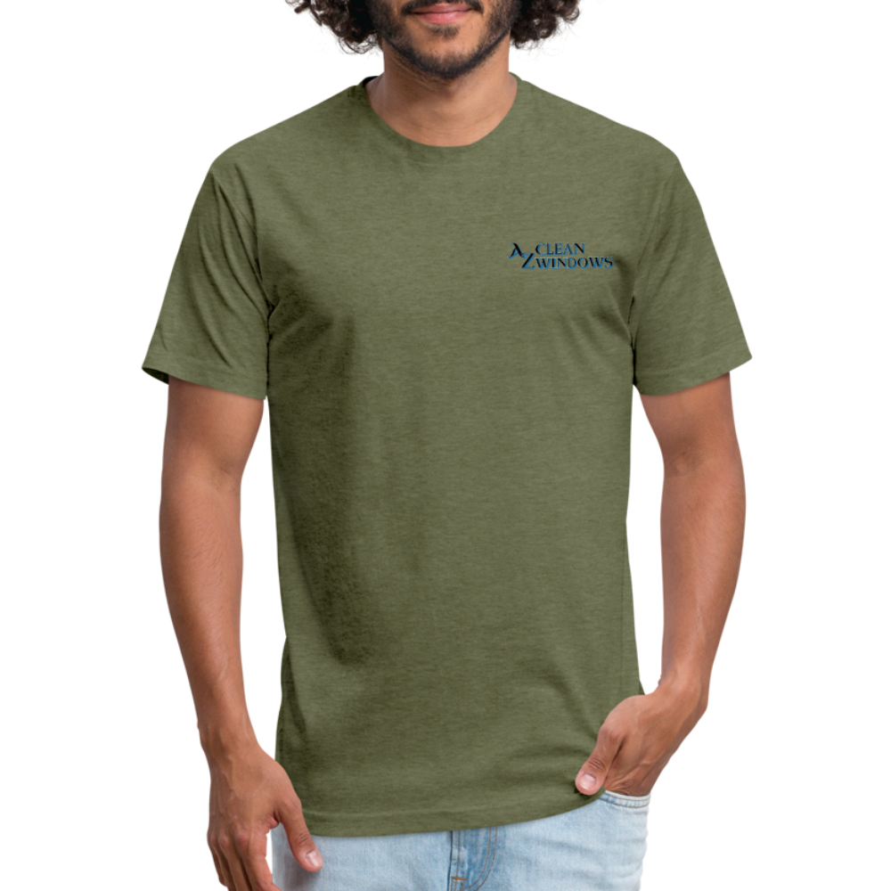 AZ Clean Grey Black Final Next Level - heather military green