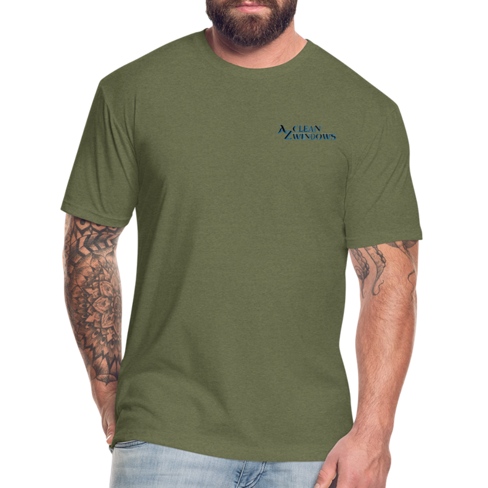 AZ Clean Grey Black Final Next Level - heather military green