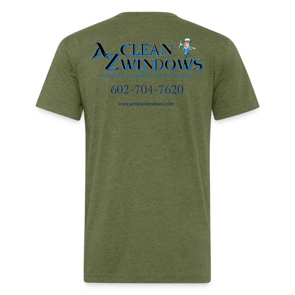 AZ Clean Grey Black Final Next Level - heather military green